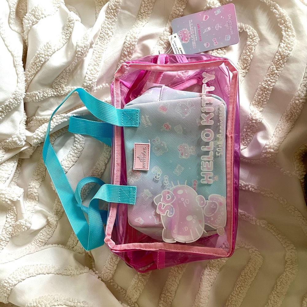 Hello Kitty Pink and Blue Tote Bag